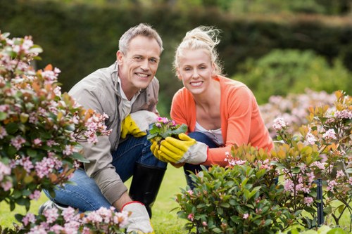 Site inspection during a landscaping complaint review